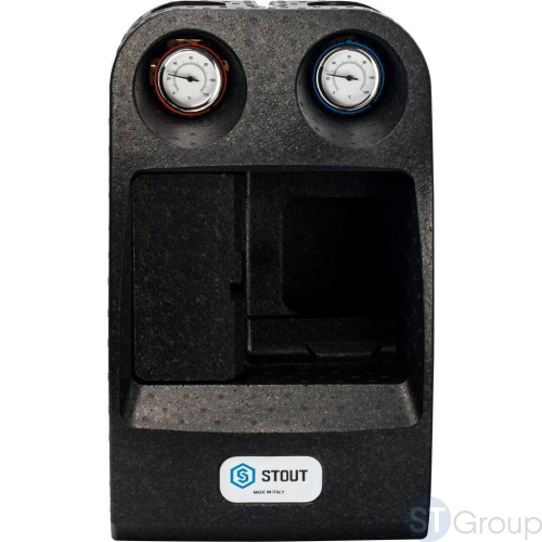 Stout SDG-0014 Насосная группа для твердотопливных котлов 1)4 без насоса - купить с доставкой по России фото 4