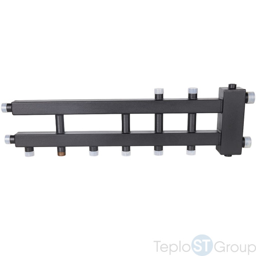 Rommer RDG-0060-024035 Rommer Коллектор (дублер компакт) с гидроразделителем на 3+1+1 контура до 60 кВт - купить с доставкой по России фото 6