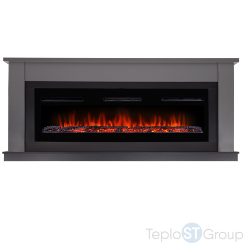 Каминокомплект:Очаг Electrolux Infinity EFP/P-1600ULS, портал Canto Long графит, черный - купить оптом с доставкой по России