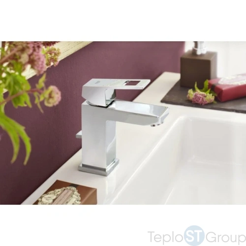 Смеситель для раковины Grohe Eurocube 2312700E - купить оптом у дилера TeploSTGroup по всей России ✅ ☎ 8 (800) 600-96-13 фото 8