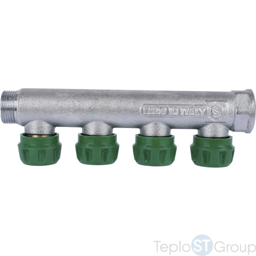 Stout SMB-6850-341204 коллектор регулирующий 3/4 , 4 отвода 1/2 - купить оптом с доставкой по России фото 7