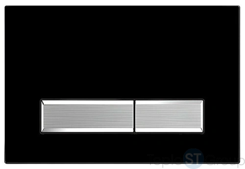 Панель смыва Aquatek Slim KDI-0000026 черный матовый - купить оптом с доставкой по России
