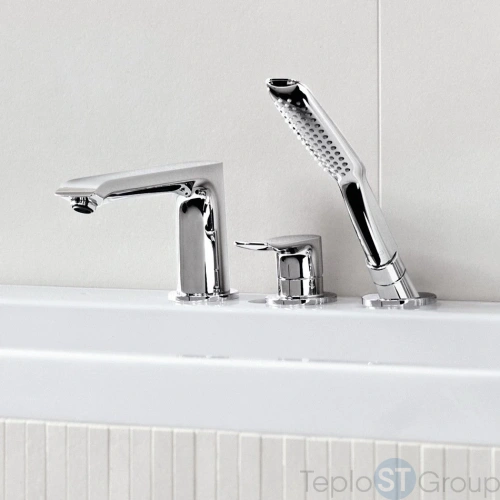 Смеситель для ванны Hansgrohe Metris 31190000 - купить с доставкой по России фото 2