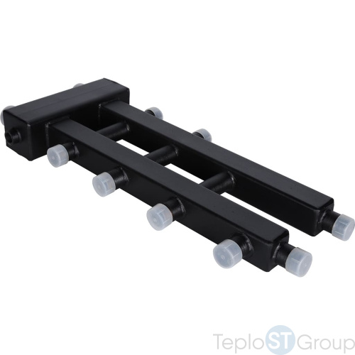 Rommer RDG-0060-024024 Rommer Коллектор (дублер компакт) с гидроразделителем на 2+1+1 контура до 60 кВт - купить оптом с доставкой по России фото 8