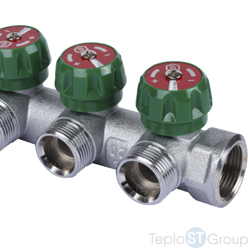 Stout SMB-6850-343404 коллектор регулирующий 3/4 , 4 отвода 3/4 ЕК - купить оптом с доставкой по России фото 9