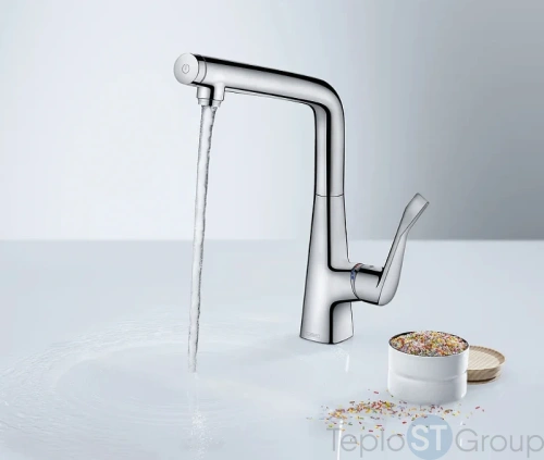 Смеситель Hansgrohe Metris Select 14883000 для кухонной мойки - купить с доставкой по России фото 6