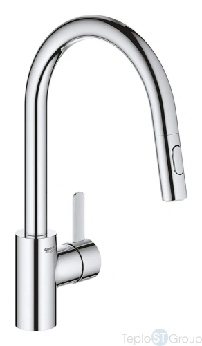 Смеситель для кухни GROHE Eurosmart Cosmopolitan 31481001 высокий излив, хром - купить с доставкой по России