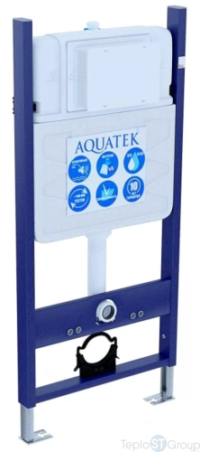 Комплект SET AQUATEK ЛИБРА N-14 cm унитаз AQ1148N-00+тонкое сиденье soft-close+инсталляция Aquatek - купить с доставкой по России фото 5