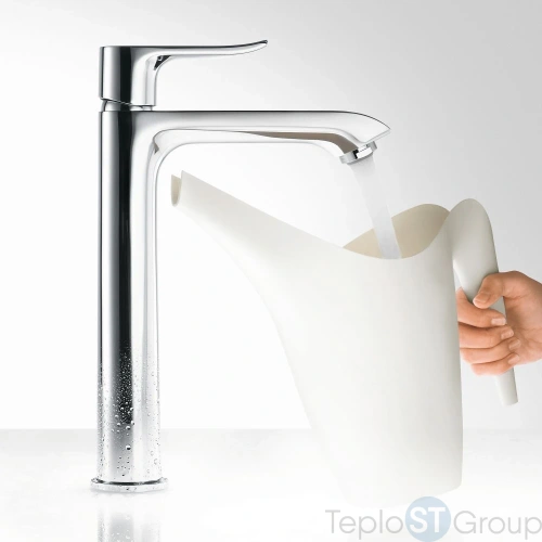 Смеситель для раковины Hansgrohe Metris 200 31183000 - купить с доставкой по России фото 9