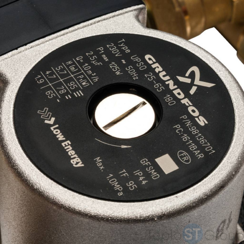 Stout SDG-0002 Насосная группа со смесителем 1"с насосом Grundfos UPSO 25-65 - купить оптом с доставкой по России фото 3