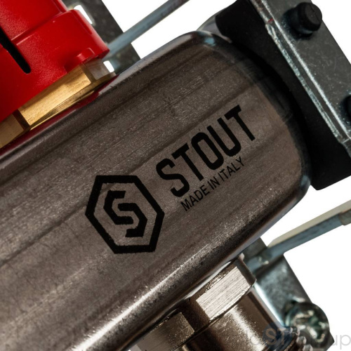 Stout Коллектор из нержавеющей стали с расходомерами 6 вых. - купить оптом с доставкой по России фото 2