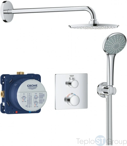 Душевая система Grohe Grohtherm 34734000 - купить с доставкой по России