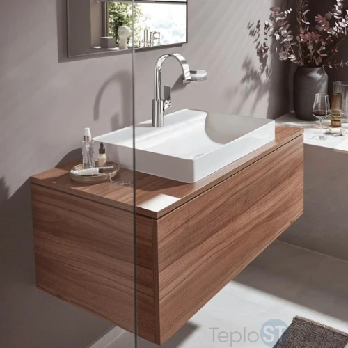 Смеситель для раковины Hansgrohe Vivenis 210 75032000 c поворотным изливом - купить с доставкой по России фото 5