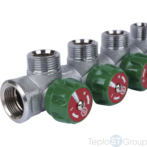 Stout SMB-6850-343404 коллектор регулирующий 3/4 , 4 отвода 3/4 ЕК - купить оптом с доставкой по России фото 10