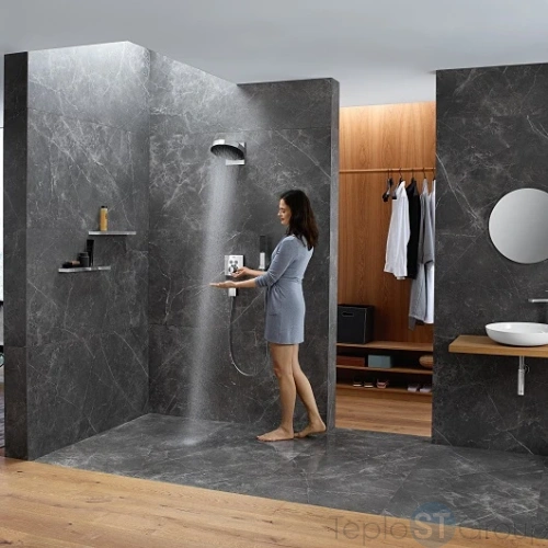 Верхний душ Hansgrohe Rainfinity 26232000 хром - купить с доставкой по России фото 2