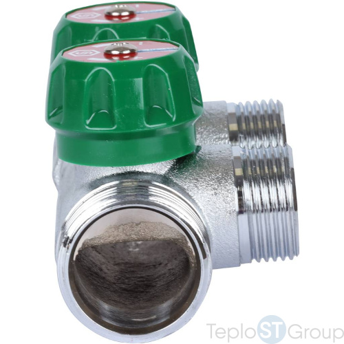 Stout SMB-6850-013402 коллектор регулирующий 1 , 2 отвода 3/4 ЕК - купить оптом с доставкой по России фото 3