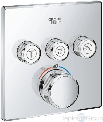 Термостат для душа Grohe Grohtherm SmartControl 29126000 - купить с доставкой по России