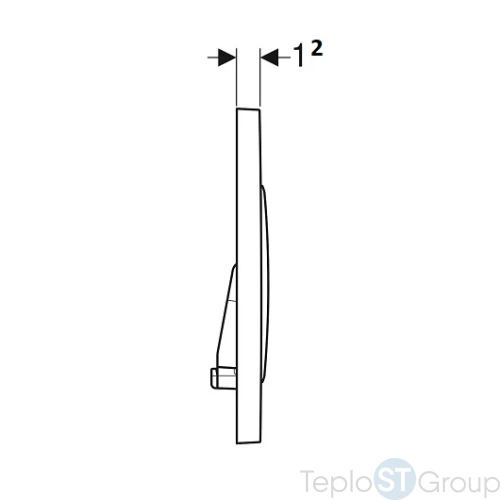 Смывная клавиша GEBERIT Sigma 20 115.882.KJ.1 - купить оптом у дилера TeploSTGroup по всей России ✅ ☎ 8 (800) 600-96-13 фото 3