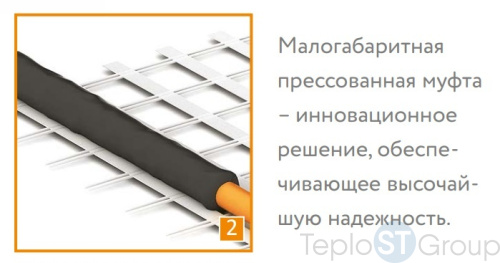 "Теплолюкс" TROPIX МНН 160 Вт - 1,0 кв.м. Нагревательный мат для теплого пола - купить оптом с доставкой по России фото 4