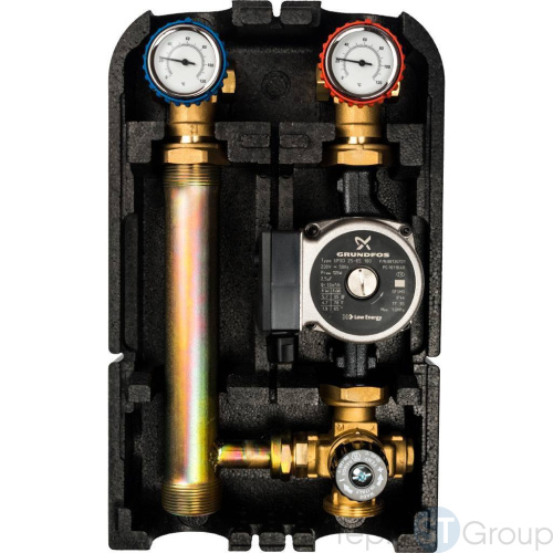 Stout SDG-0002 Насосная группа со смесителем 1"с насосом Grundfos UPSO 25-65 - купить оптом с доставкой по России