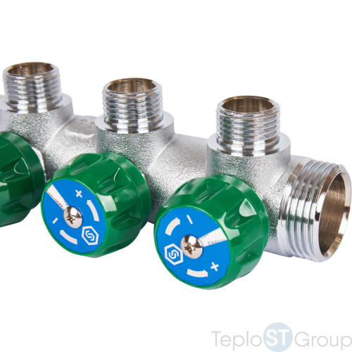 Stout SMB-6850-011203 коллектор регулирующий 1 , 3 отвода 1/2 - купить оптом с доставкой по России фото 6