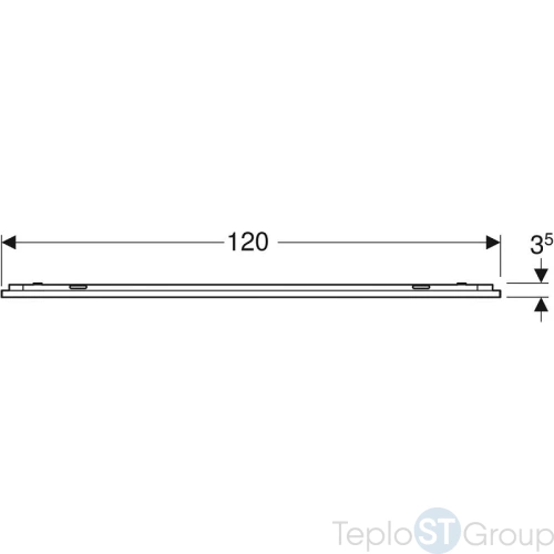 Зеркало Geberit Option Plus 120 х 70 501.074.00.1 со светодиодной подсветкой - купить с доставкой по России фото 3