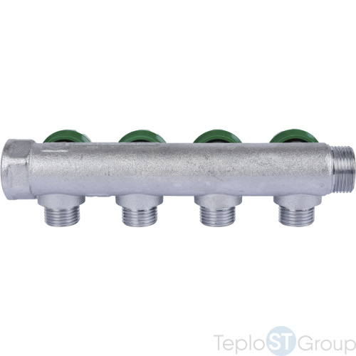 Stout SMB-6850-341204 коллектор регулирующий 3/4 , 4 отвода 1/2 - купить оптом с доставкой по России фото 4