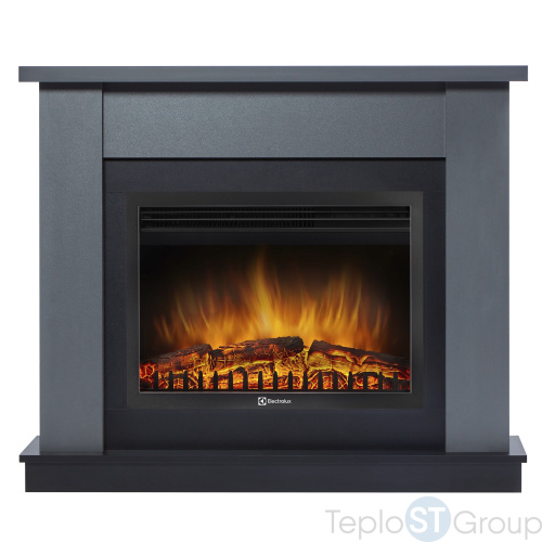 Каминокомплект Firelight: Очаг EFP/P-2520LS N, портал Canto 25 графит - купить оптом с доставкой по России