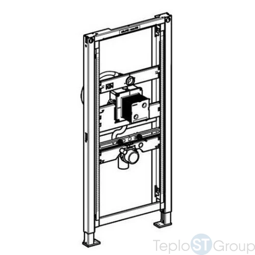 Инсталляция для писсуара Geberit Duofix 111.689.00.1 - купить с доставкой по России фото 5