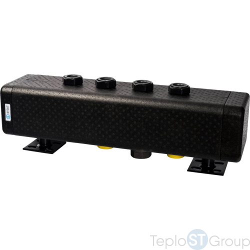 Stout SDG-0016 Стальной распределительный коллектор 2 отопительных контура. В теплоизоляции DN 32 - купить оптом с доставкой по России