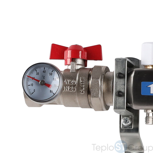 Rommer RMS-3210-000010 Rommer Коллектор из нержавеющей стали в сборе без расходомеров 10 вых. - купить оптом с доставкой по России фото 7