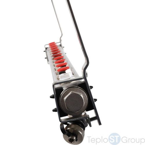 Rommer RMS-3201-000011 Rommer Коллектор из нержавеющей стали без расходомеров, с клапаном вып. воздуха и сливом 11 вых. - купить оптом с доставкой по России фото 5
