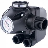 Реле давления для водоснабжения со встроенным манометром PM5-3W, 1-5 бар STOUT SCS-0001
