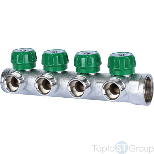 Stout SMB-6850-013404 коллектор регулирующий 1 , 4 отвода 3/4 ЕК - купить оптом с доставкой по России