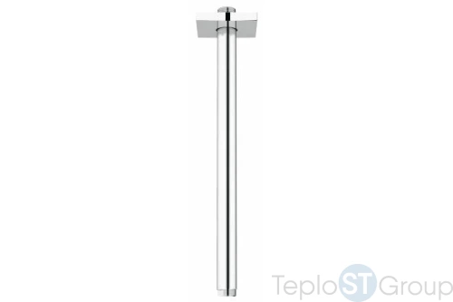 Душевой кронштейн потолочный 292мм GROHE Rainshower neutral 27484000 хром с квадратной розеткой - купить с доставкой по России