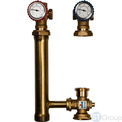 Stout SDG-0014 Насосная группа для твердотопливных котлов 1)4 без насоса - купить с доставкой по России фото 5