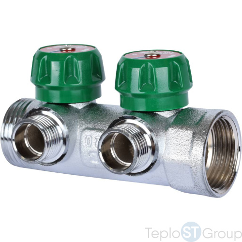 Stout SMB-6850-011202 коллектор регулирующий 1 , 2 отвода 1/2 - купить оптом с доставкой по России