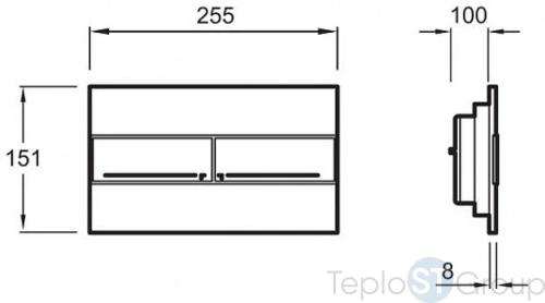 Унитаз c инсталляцией Jacob Delafon Patio Rimless E21739RU-00 сиденье дюропласт микролифт, клавиша хром - купить с доставкой по России фото 3