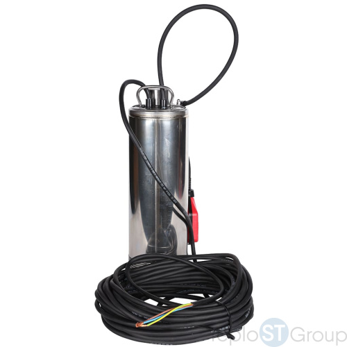 Stout SPW-0001-200600 Насос колодезный с поплавком, кабель 20 м, 230V, Q=90 л/мин, H=32м - купить с доставкой по России фото 2