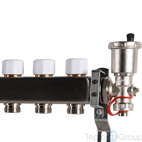 Rommer RMS-3210-000009 Rommer Коллектор из нержавеющей стали в сборе без расходомеров 9 вых. - купить с доставкой по России фото 6