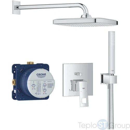 Душевая система Grohe Eurocube 25239000 хром - купить с доставкой по России