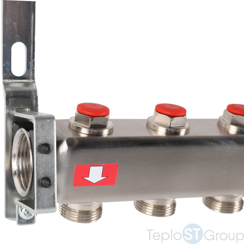 Rommer RMS-3200-000012 Rommer Коллектор из нержавеющей стали без расходомеров 12 вых. - купить оптом с доставкой по России фото 9
