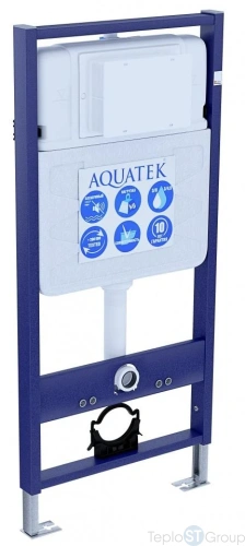 Унитаз с инсталляцией Set Aquatek Бетта унитаз Aquatek Бетта AQ1253W-00 +тонкое сиденье soft-close+ инсталляция Aquatek Standard INS-0000012 - купить с доставкой по России фото 4