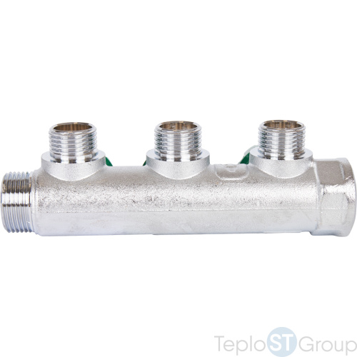Stout SMB-6850-341203 коллектор регулирующий 3/4 , 3 отвода 1/2 - купить оптом с доставкой по России фото 3