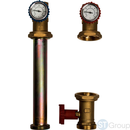 Stout SDG-0001 Насосная группа с прямым контуром 1 1/4" без насоса в теплоизоляции DN 32 - купить с доставкой по России фото 5