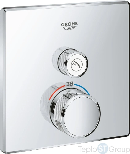 Термостат для душа Grohe Grohtherm SmartControl 29123000 - купить оптом у дилера TeploSTGroup по всей России ✅ ☎ 8 (800) 600-96-13