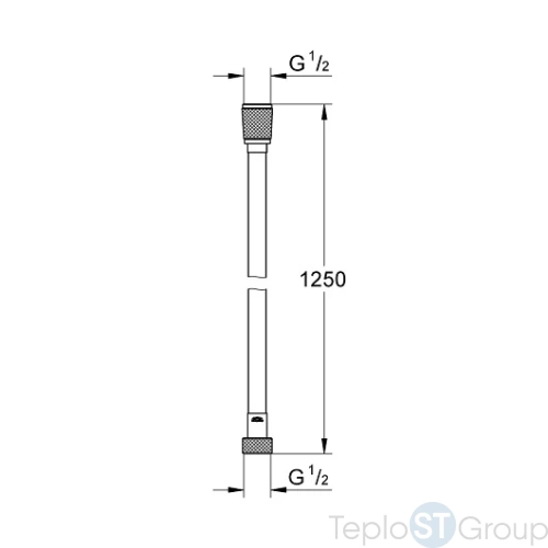 Шланг для душа Grohe Silverflex 28362GL0 - купить с доставкой по России фото 3