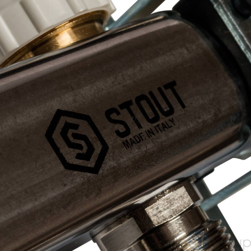 Stout Коллектор из нержавеющей стали в сборе без расходомеров 6 вых. - купить с доставкой по России фото 8