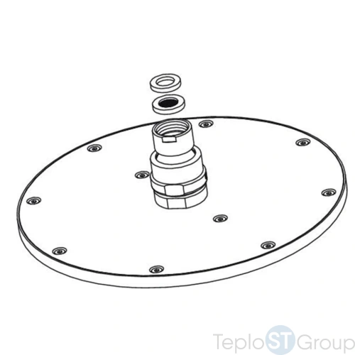 Верхний душ Ideal Standard IdealRain M1 200 B9442AA - купить с доставкой по России фото 4