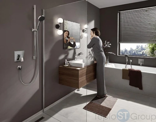 Смеситель для ванны Hansgrohe Vivenis 75415000 хром - купить оптом у дилера TeploSTGroup по всей России ✅ ☎ 8 (800) 600-96-13 фото 4